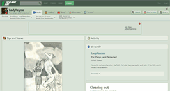 Desktop Screenshot of ladykayoss.deviantart.com