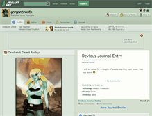 Tablet Screenshot of gorgonbreath.deviantart.com