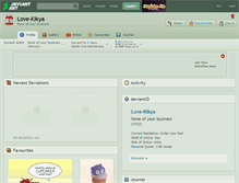 Tablet Screenshot of love-kikya.deviantart.com