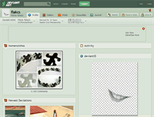 Tablet Screenshot of flakcs.deviantart.com
