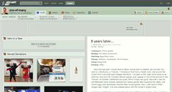 Desktop Screenshot of one-of-many.deviantart.com