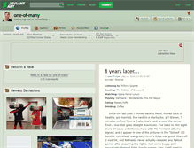 Tablet Screenshot of one-of-many.deviantart.com
