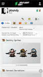 Mobile Screenshot of pbundy.deviantart.com