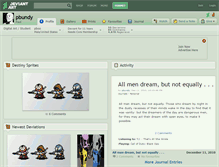 Tablet Screenshot of pbundy.deviantart.com