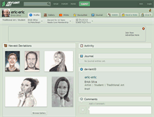 Tablet Screenshot of eric-eric.deviantart.com