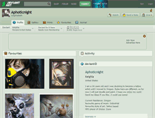 Tablet Screenshot of aphoticnight.deviantart.com