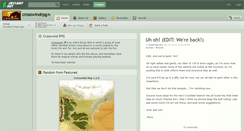 Desktop Screenshot of crosswindrpg.deviantart.com