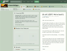 Tablet Screenshot of crosswindrpg.deviantart.com