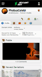 Mobile Screenshot of phobuscelebi.deviantart.com