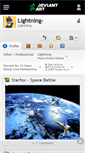 Mobile Screenshot of lightning-.deviantart.com
