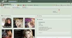 Desktop Screenshot of keshafan101.deviantart.com