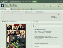Tablet Screenshot of harry-potter-spain.deviantart.com