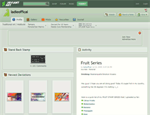 Tablet Screenshot of ladieoffical.deviantart.com