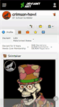 Mobile Screenshot of crimson-howl.deviantart.com