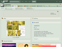 Tablet Screenshot of evol1314.deviantart.com