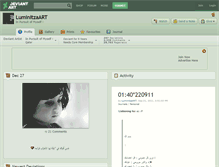 Tablet Screenshot of luminitzaart.deviantart.com