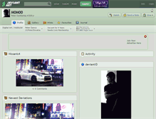 Tablet Screenshot of m0m00.deviantart.com