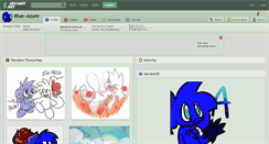 Desktop Screenshot of blue--azure.deviantart.com