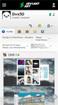Mobile Screenshot of dwx50.deviantart.com