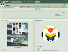 Tablet Screenshot of dwx50.deviantart.com