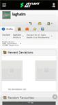 Mobile Screenshot of laghaim.deviantart.com