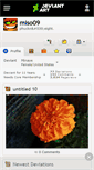 Mobile Screenshot of miso09.deviantart.com