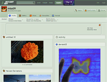 Tablet Screenshot of miso09.deviantart.com