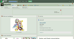 Desktop Screenshot of marina2009.deviantart.com