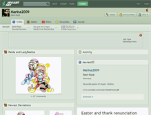 Tablet Screenshot of marina2009.deviantart.com