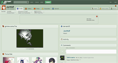 Desktop Screenshot of junwolf.deviantart.com