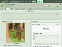 Tablet Screenshot of mrsnahvalo1990.deviantart.com