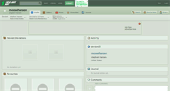 Desktop Screenshot of moosehansen.deviantart.com