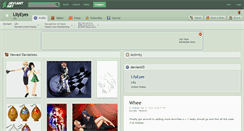 Desktop Screenshot of lilyeyes.deviantart.com