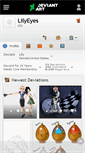 Mobile Screenshot of lilyeyes.deviantart.com
