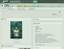 Tablet Screenshot of cfrank.deviantart.com