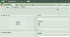 Desktop Screenshot of demontux.deviantart.com