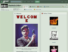 Tablet Screenshot of glamberts-unite.deviantart.com