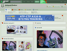 Tablet Screenshot of aleksandrobuhov.deviantart.com
