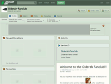 Tablet Screenshot of giderah-fanclub.deviantart.com