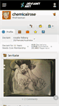 Mobile Screenshot of chemicalrose.deviantart.com