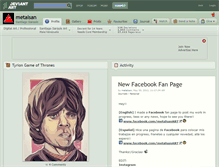 Tablet Screenshot of metalsan.deviantart.com