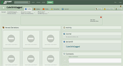 Desktop Screenshot of cutegirlsgagged.deviantart.com