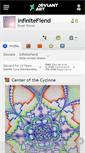 Mobile Screenshot of infinitefiend.deviantart.com