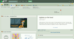Desktop Screenshot of levvvar.deviantart.com