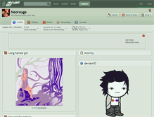 Tablet Screenshot of neorouge.deviantart.com