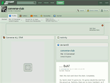 Tablet Screenshot of converse-club.deviantart.com