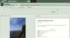 Desktop Screenshot of echosblade.deviantart.com