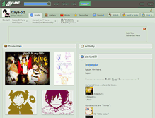 Tablet Screenshot of izaya-plz.deviantart.com