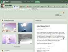Tablet Screenshot of krusnik93.deviantart.com
