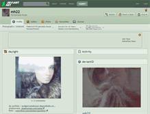 Tablet Screenshot of mh22.deviantart.com